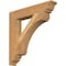 Ekena Millwork Legacy Traditional Rough Sawn Bracket, Western Red Cedar, 4"W x 24"D x 24"H BKT04X24X24LEC01RWR - alternate 1